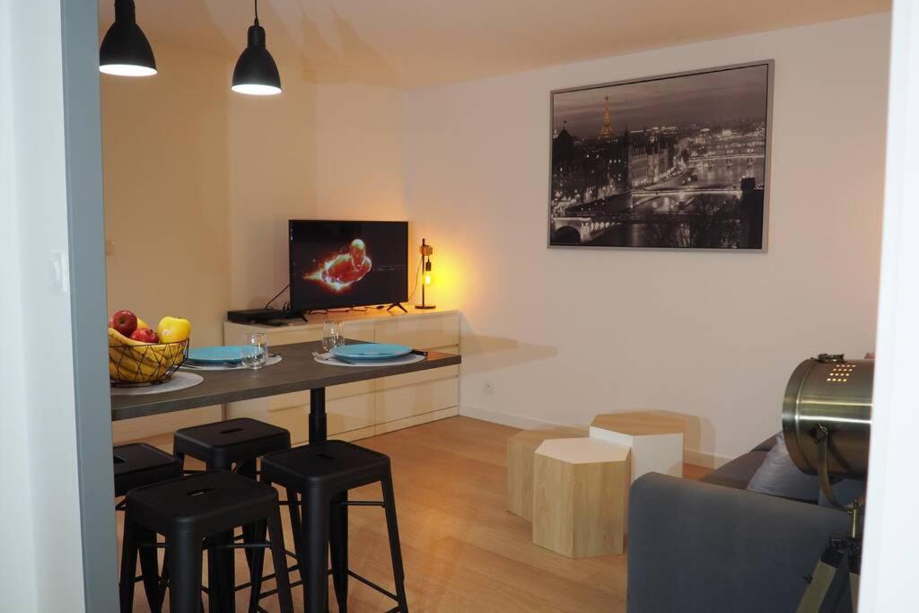 Le Faubourg-Raines - Chaleureux Studio A 5Mn De La Gare Dijon Luaran gambar