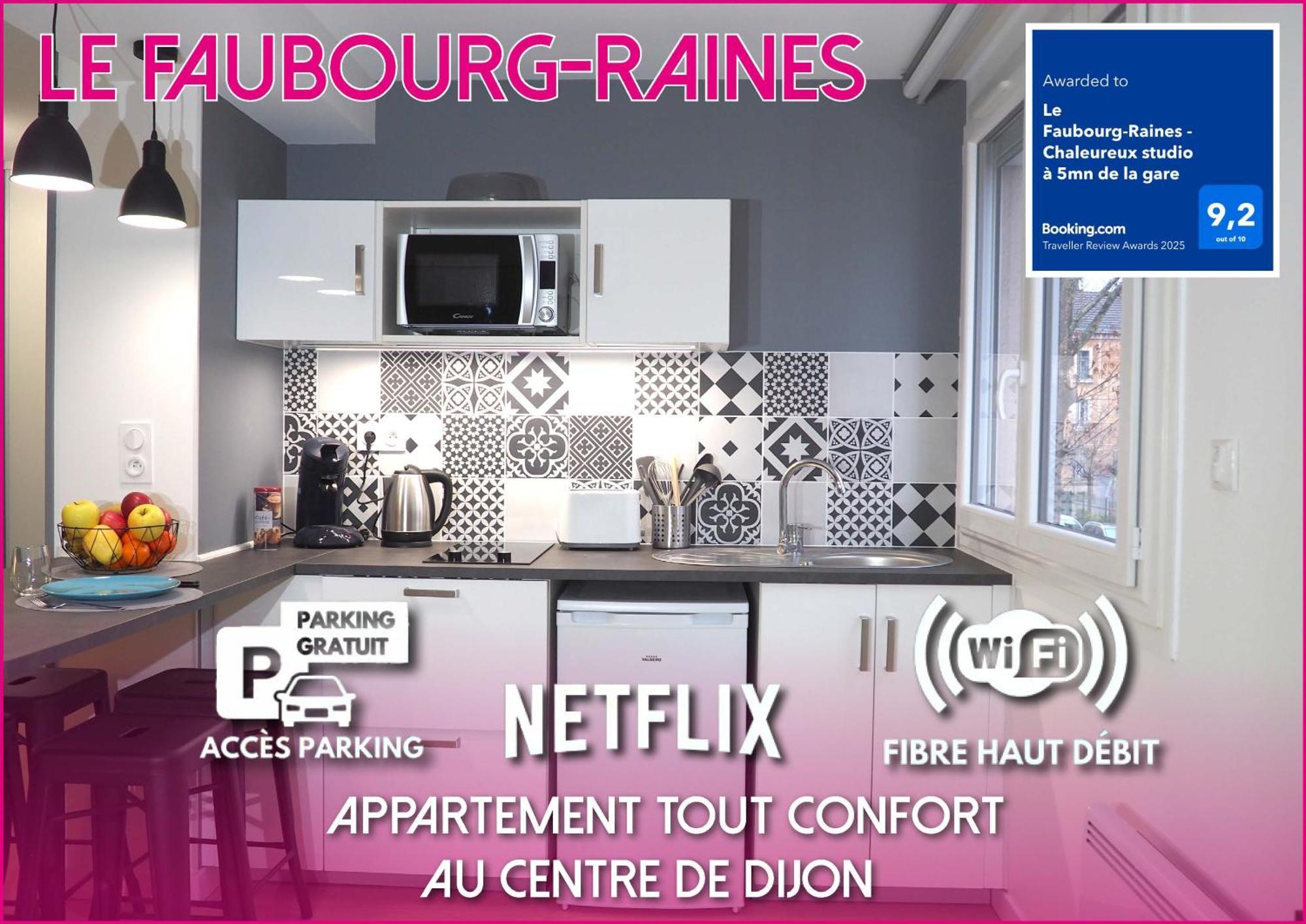 Le Faubourg-Raines - Chaleureux Studio A 5Mn De La Gare Dijon Luaran gambar